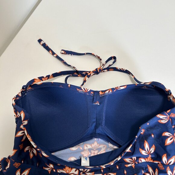 NWT la Vie en Rose MAYA BAY Bandeau Tankini Top Size Small - Picture 8 of 13
